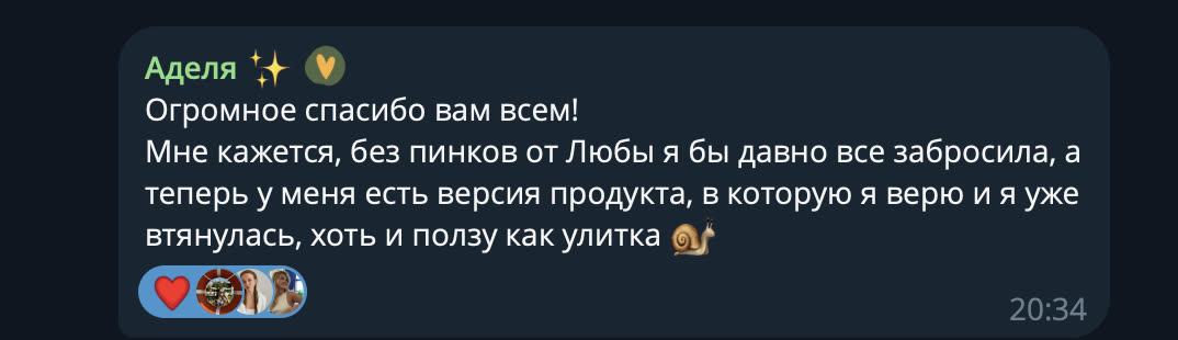 Отзыв участницы: теперь есть версия продукта, в которую я верю